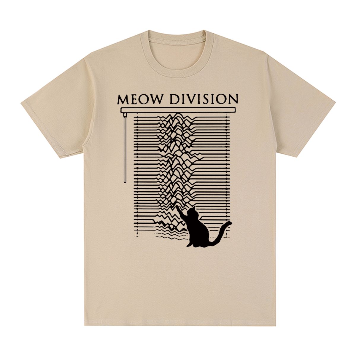 Men'S Fashion From The 80S - Joy Division Unknown Pleasure Cat Винтажная