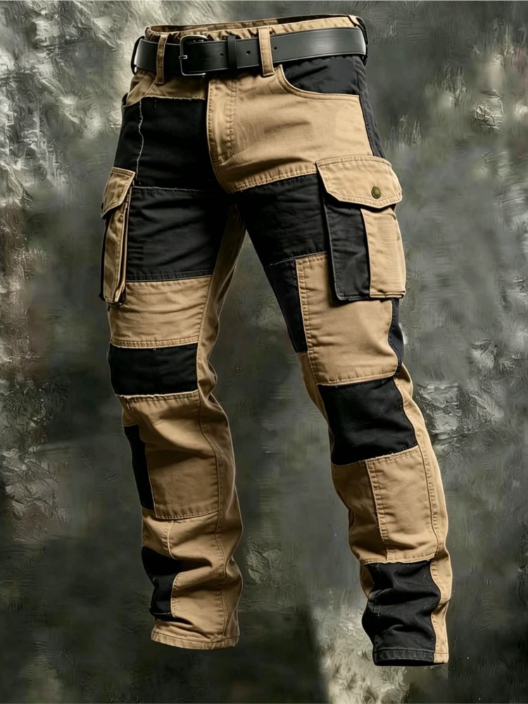 Men'S Fashion Khaki Pants - Мужские хлопковые брюки карго цвета хаки,