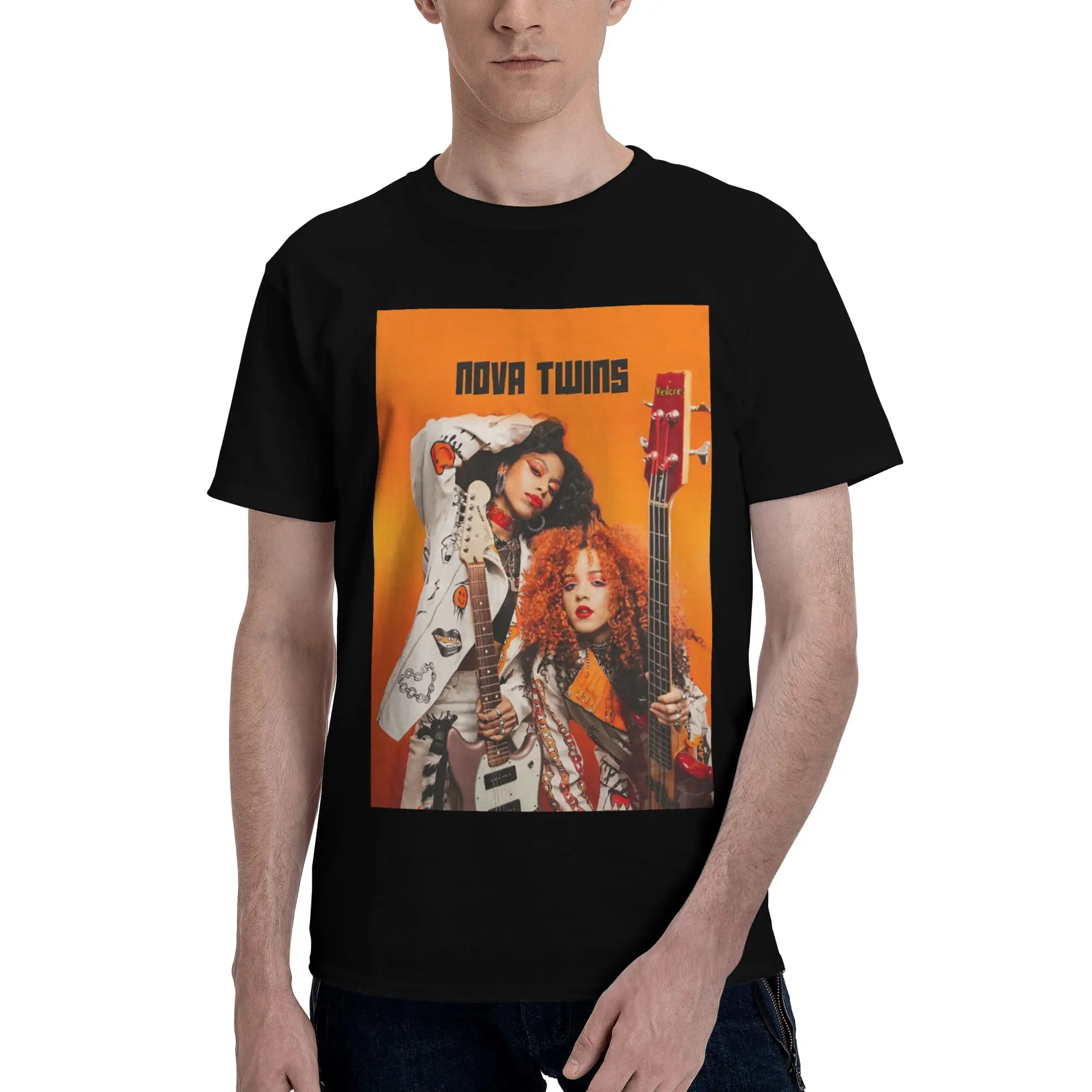 Men'S Fashion Nova - Футболка Nova Twins из 100% хлопка,
