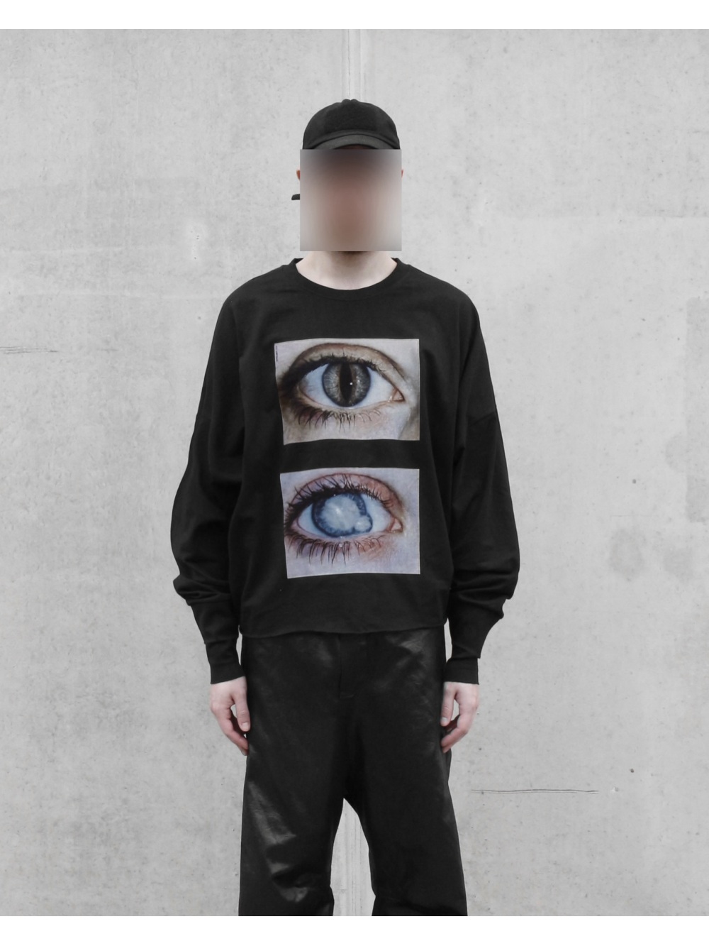 Mens Fashion Casual 2026 - Новинка 2026: Готический топ с принтом