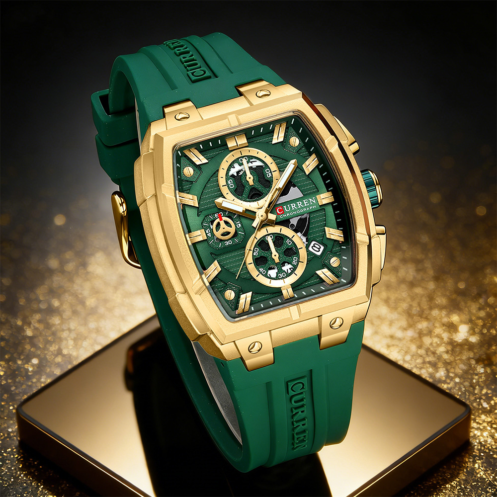 Mens Fashion Watch - Роскошные винтажные часы CURREN для мужчин,