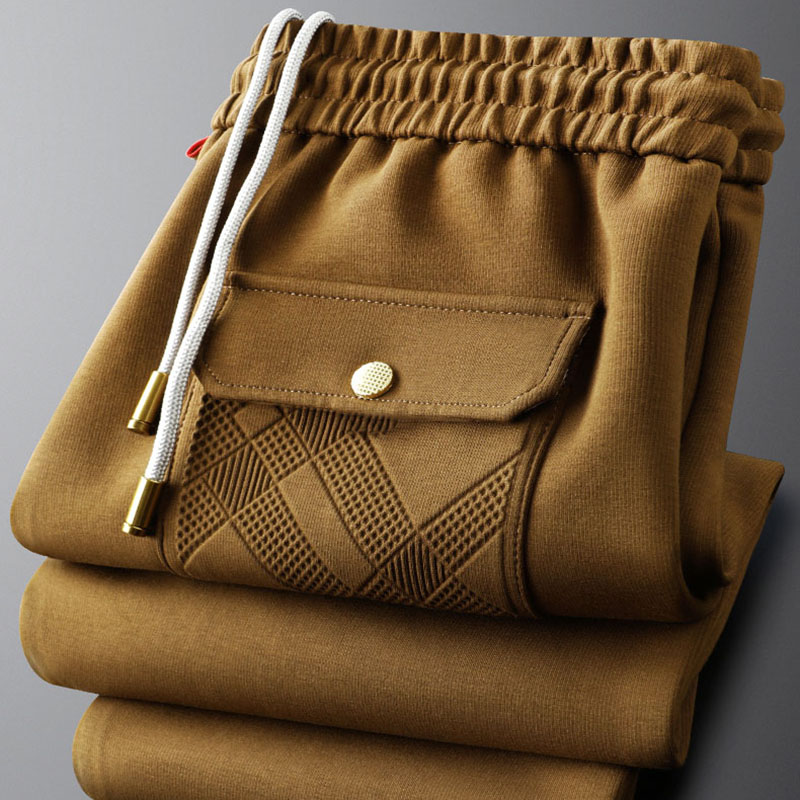 Men'S Fashion Khaki Pants - Осенние модные повседневные спортивные брюки цвета