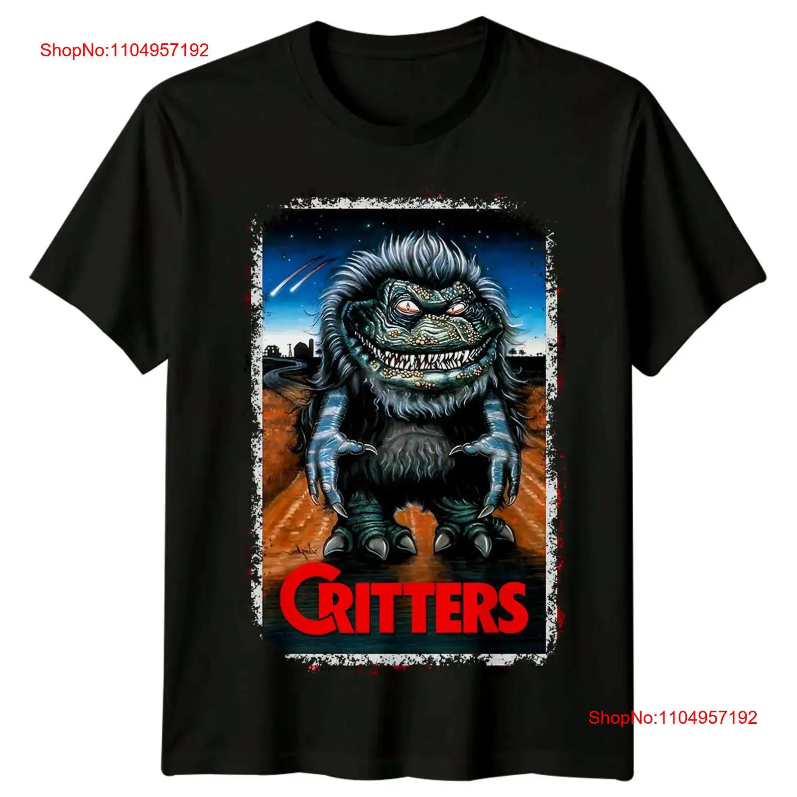 Poster Men Fashion - Футболка с постером фильма Critters 1986,