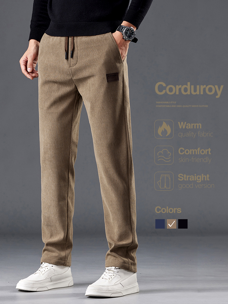 Men'S Fashion Khaki Pants - Мужские вельветовые брюки, осенние новые мягкие