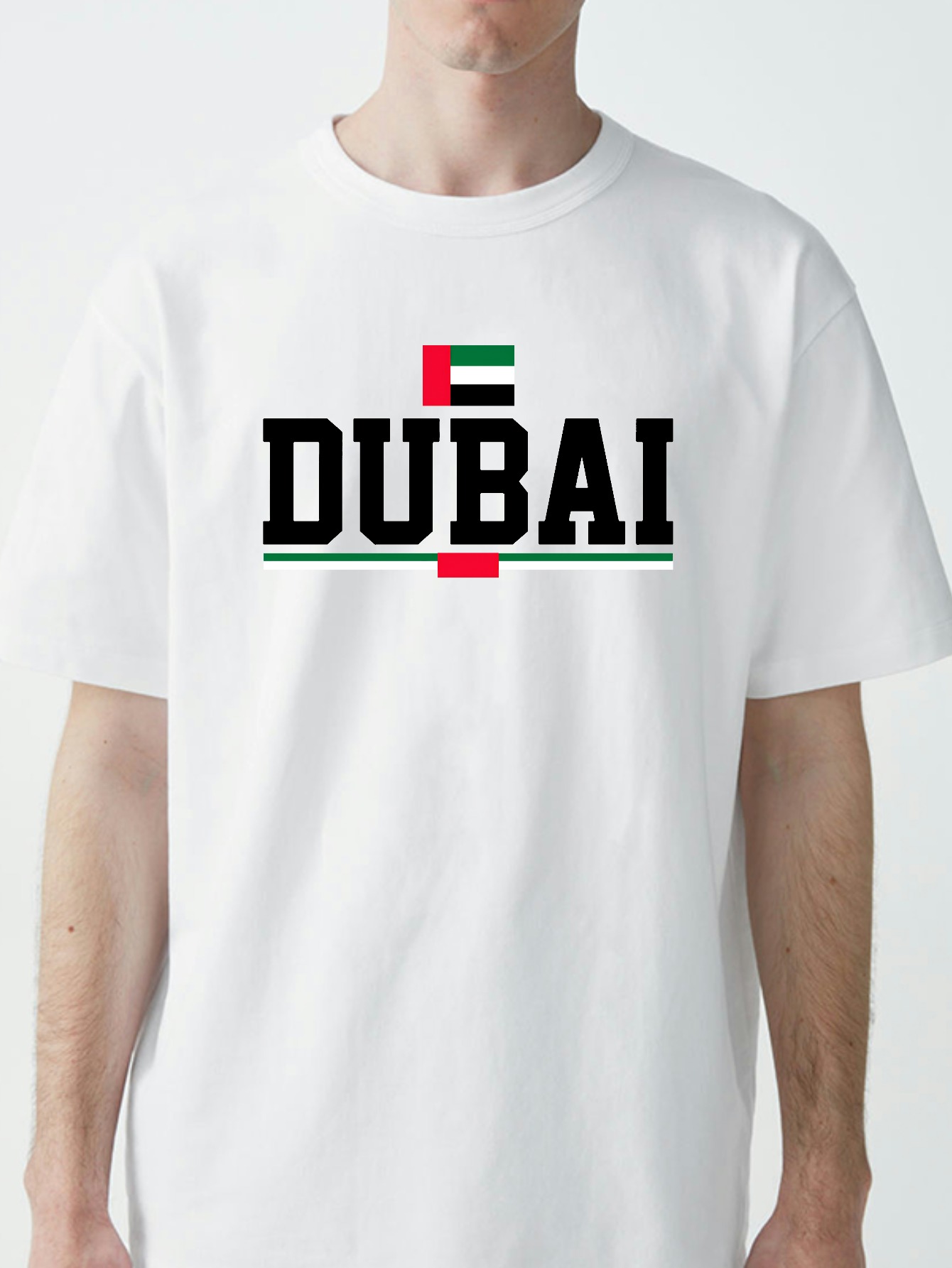 Футболка с геометрическим узор – обзор и цена Dubai Men'S Fashion