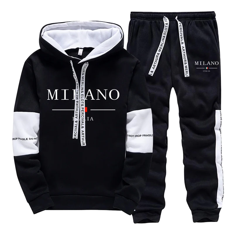 Мужской комплект: худи и брюки – обзор и цена Mens Fashion Casual 2026