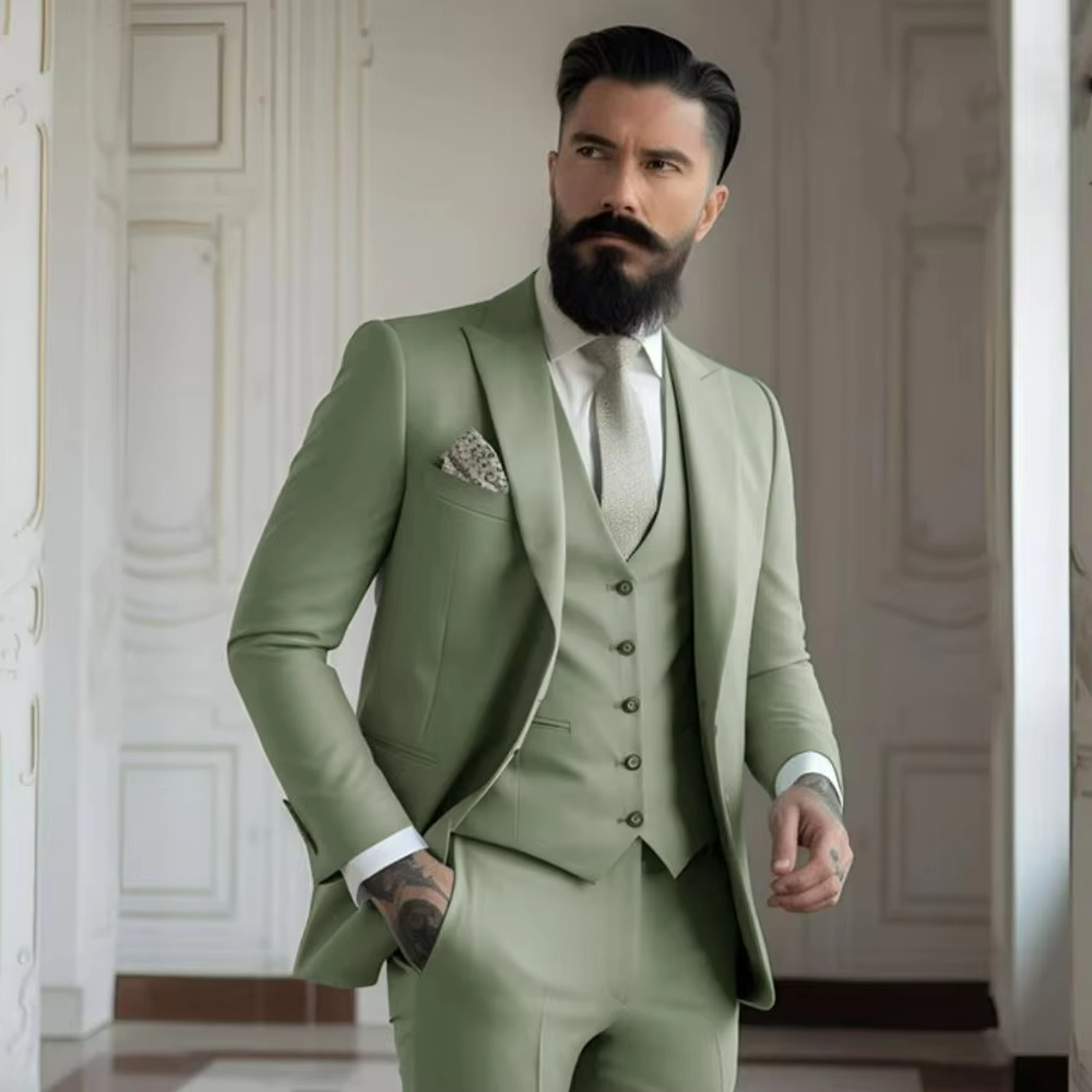 Мужские свадебные костюмы цвет – обзор и цена Men'S Fashion Khaki Pants