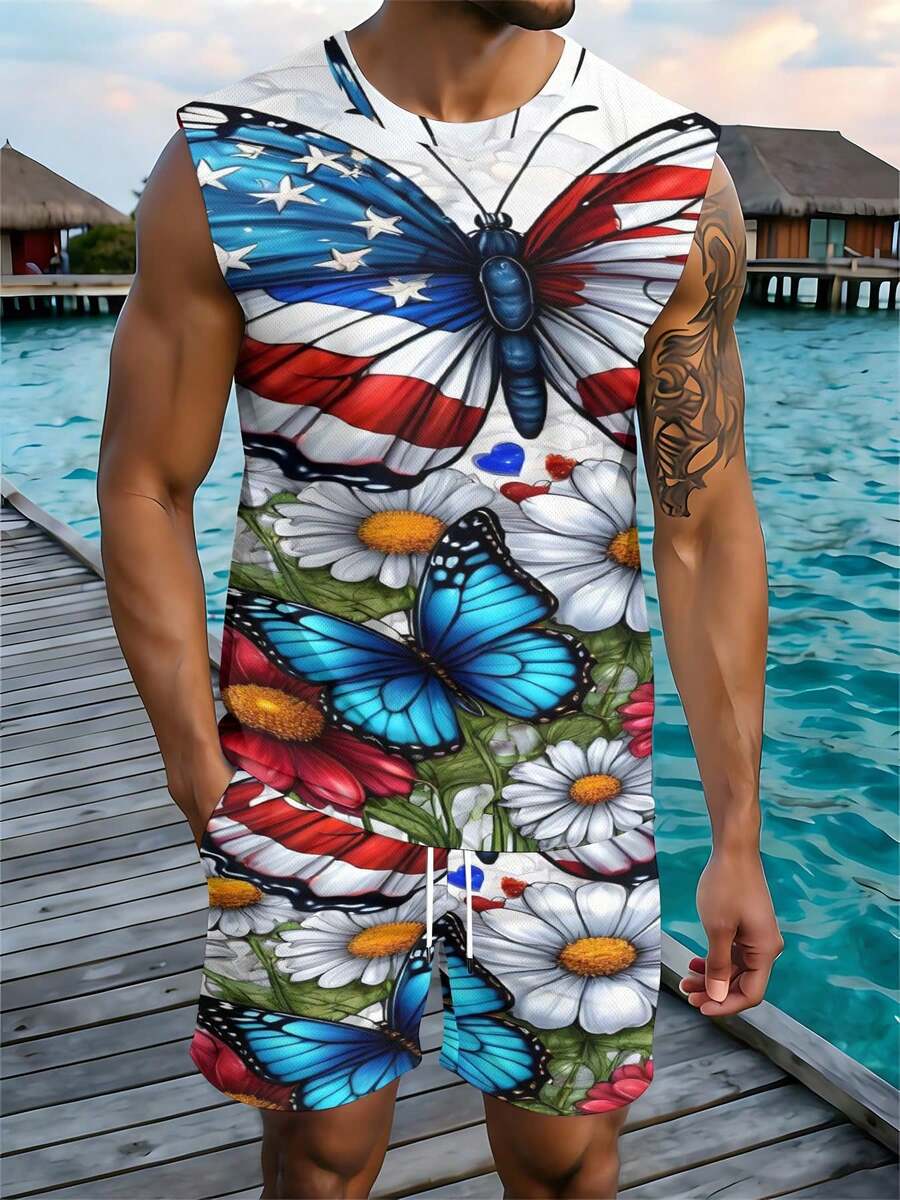 Повседневный модный комплект 2 – обзор и цена Mens Fashion Top